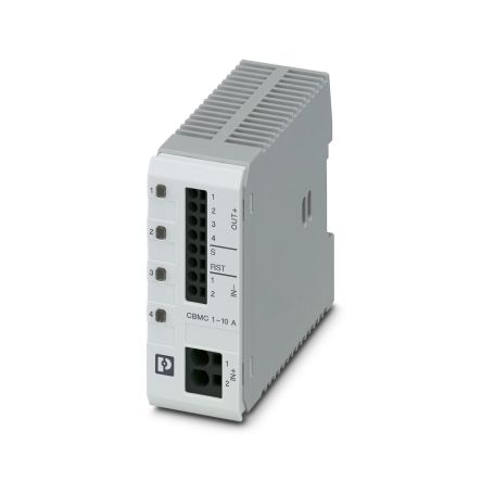 Phoenix Contact CBMC Electronic Circuit Breaker 15A 24V, 4 channels, DIN Rail Type E