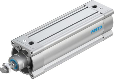 Festo Pneumatic Piston Rod Cylinder - 1384812 100 mm Bore, 250 mm DSBC-100-250-PPVA-N3 Series, Double Acting Acting