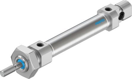 Festo 30 mm Pneumatic Piston Rod Cylinder - 1908253 DSNU Series, Double Acting Acting