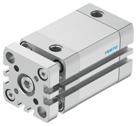Festo Pneumatic Compact Cylinder - 554243 32 mm Bore, 30 mm ADNGF Series, Double Acting Acting