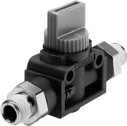 Festo Manual Pneumatic Manual Control Valve HE Series, R R 1/8, 153296