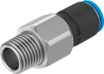 Festo QSR Polybutylene Terephthalate Pneumatic Rotary Union, R, Push-in