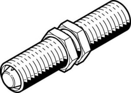 Festo Shock Absorber, DYEF-M16-Y1, 1.3 mm Body Length, 1.3 mm Body Length, M16 Thread Size