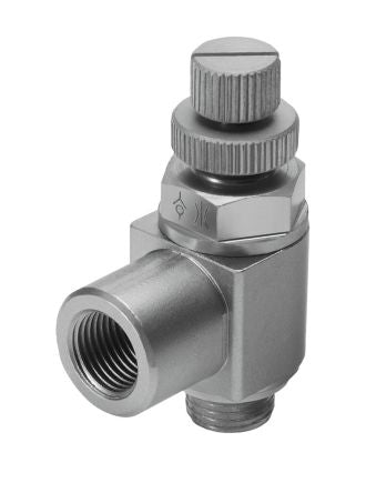 Festo GRLA-M5-RS-B Series Pressure Relief Valve, Threaded Metric M5 Threaded Metric M5