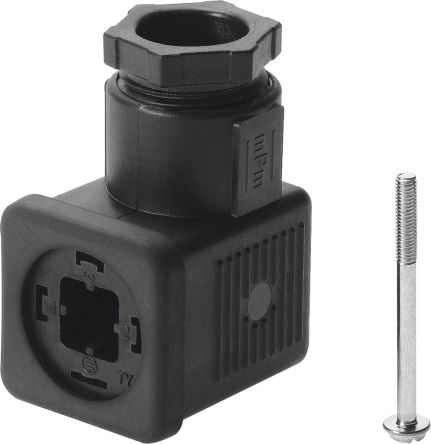 Festo MSSD 3 Angled Plug Socket Female, 250V Voltage