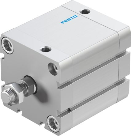 Festo Pneumatic Compact Cylinder - 536337 63 mm Bore, 40 mm ADN Series, Double Acting Acting