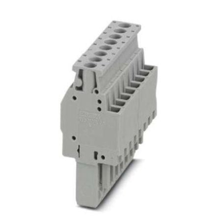 Phoenix Contact Combi Pluggable Solutions Series Pluggable Terminal Block, 8-Contact, 3045460