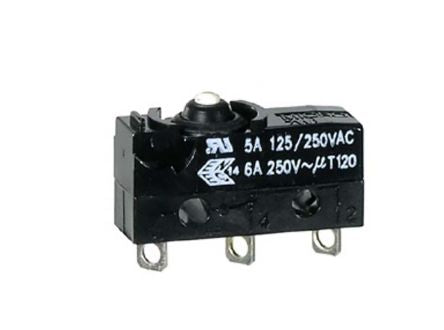 Honeywell Pin Plunger Micro Switch, Solder Terminal, 100mA, 250 V ac, SPDT, IP00