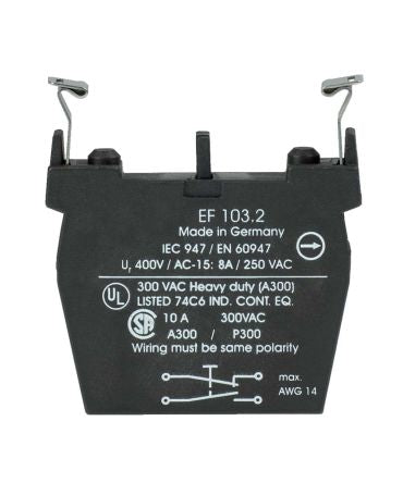 Schmersal EF103.1 Series Contact Block, 230V ac, 1 CO