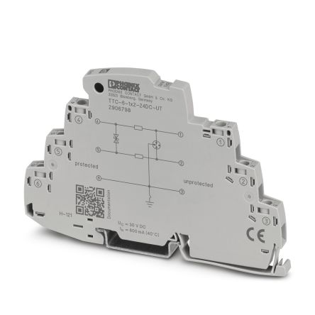 Phoenix Contact Surge Protector, 20 kA, DIN Rail