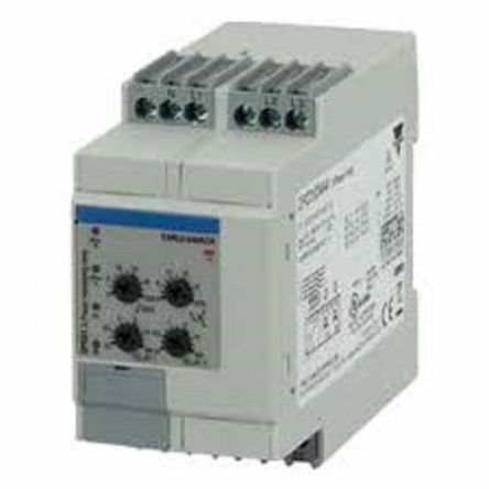 Carlo Gavazzi Monitoring Relay, 3 Phase, 208/480 V ac Monitor Range, SPDT, DIN Rail, 208V ac, 690 V ac