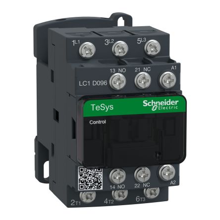 Schneider Electric TeSyS D Contactor, 24V ac Coil, 3-Pole, 9 A, 5.5 kW, 3 NO, 690V ac