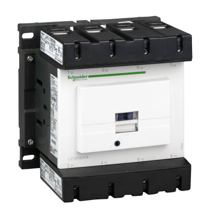 Schneider Electric TeSyS D Contactor, 110V ac Coil, 4-Pole, 200 A, 24 W, 4 NO, 1kV