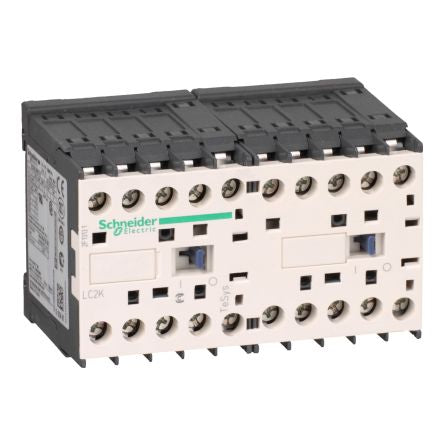 Schneider Electric TeSys K Contactor, 24V ac Coil, 3-Pole, 6 A, 3 kW, 1 NC, 690V