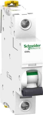 Schneider Electric Acti9 Acti9 iC60 Miniature Circuit Breaker, 1-Pole, 1.6A, Type Z, 72 V dc DC, 15000 A Breaking