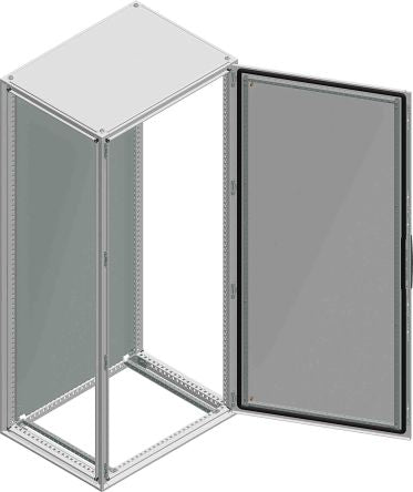 Schneider Electric Spacial SF Series Grey Galvanised Steel General Purpose Enclosure, IP55, IK10 1000 mm, 2000 mm, 800