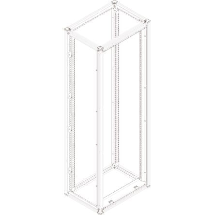 Schneider Electric NSYSFP Series Sheet Steel, Galvanised Steel, Door: Sheet Steel, Door: Securit Glass 1-Door Floor