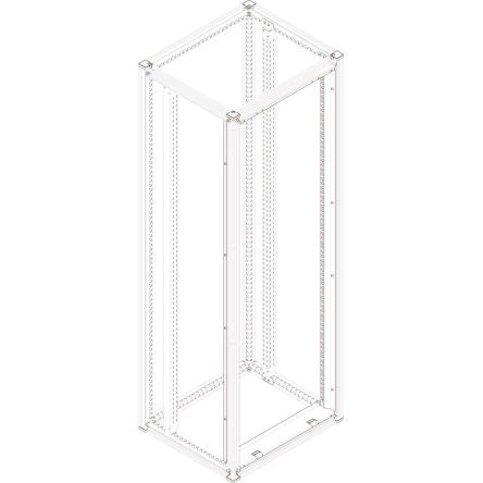 Schneider Electric NSYSFP Series Galvanised Steel, Uprights: Galvanised Steel, Door: Sheet Steel, Sheet Steel 1-Door