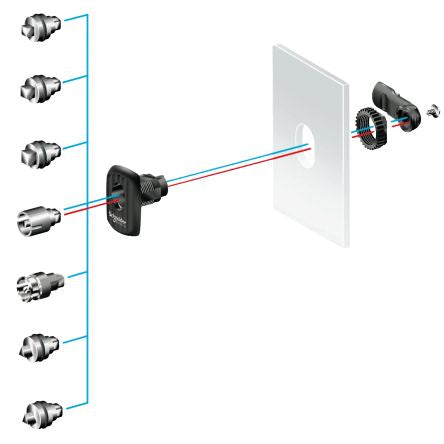 Schneider Electric PanelSeT Accessoires Series 8 mm Square Lock For Use With Spacial S3D