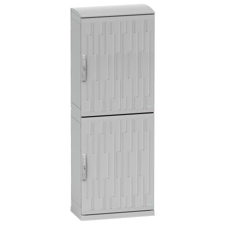 Schneider Electric PanelSeT Series Polyester 2-Door Floor Standing Enclosure, Plain Door, IP65 420 mm, 750 mm 2000 mm