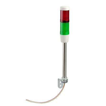 Schneider Electric Harmony Series Green, Orange, Red Signal Tower, 3 Lights 24V Base