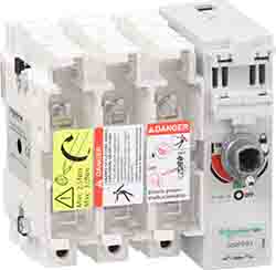 Schneider Electric Fuse Switch Disconnector, 3-Pole, 315 A, 200A