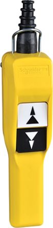 Schneider Electric 2 NO Push Button Pendant Station Yellow Polypropylene