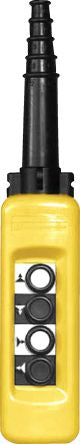 Schneider Electric 2 NO/1 NC Push Button Pendant Station Yellow Polypropylene