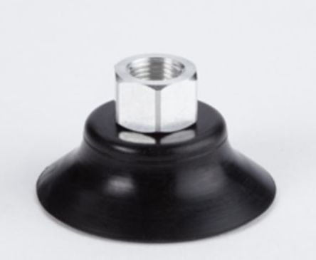 Norgren 40 mm Flat Nitrile Rubber (NBR) Suction Cup M/58308/01 G1/8