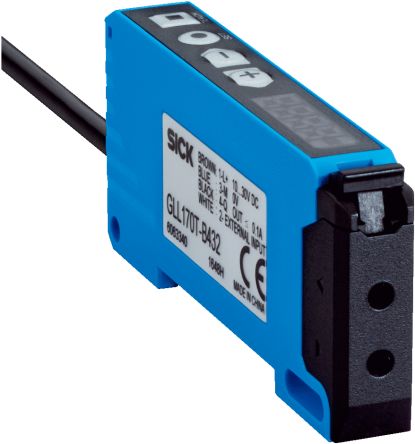 SICK Plastic, Glass Fibre Optic Sensor, NPN/PNP Output, IP66 30V dc