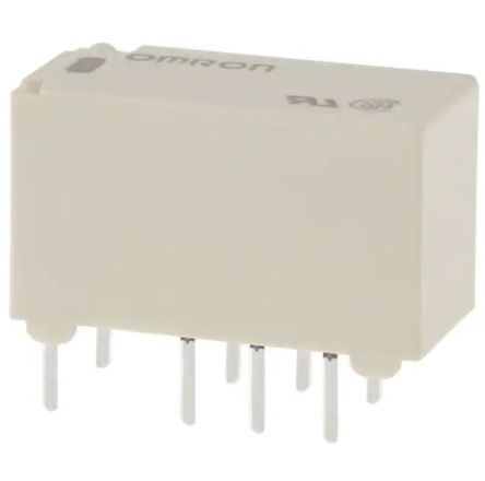 Omron Surface Signal Relay, 12V dc Coil, 2A, DPDT