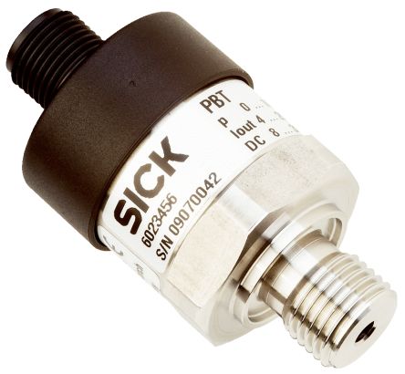 SICK PBT Series Pressure Sensor, Current Output 0 bar 600 bar, Relative Reading