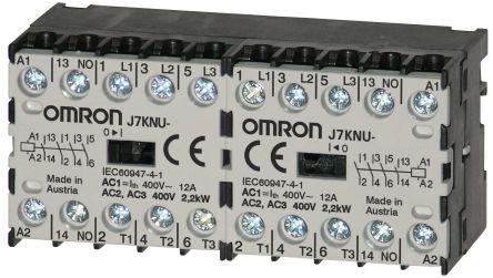 Omron J7KNU Contactor, 110V dc Coil, 4-Pole, 5 A 110V dc, 4 NC, 400V