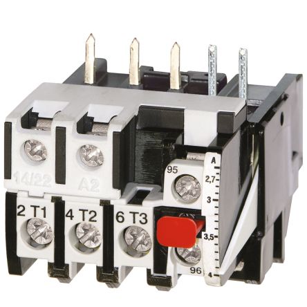 Omron, J7TKN Thermal Overload Relay, 1.8A, 2.7 A F.L.C, 2.7A Contact Rating, 15 kW 3P