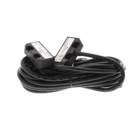 Omron F3S-TGR-N Series Hall Coded Non-Contact Safety Switch, Polyester Housing, 24V dc, 2 NC, NO, 10 m Cable