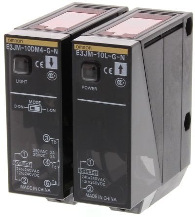 Omron Through Beam Photoelectric Sensor, Block Sensor