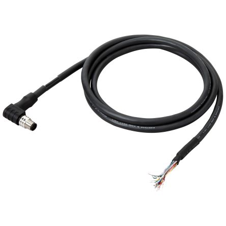 Omron Right Angle to Unterminated Sensor Actuator Cable, 5 m