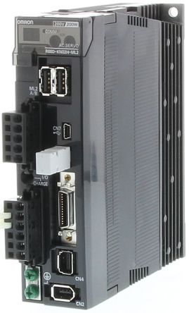 Omron 0.2 kW Servo Drive, 200V ac, 3 Phase, 12A, Motion Function