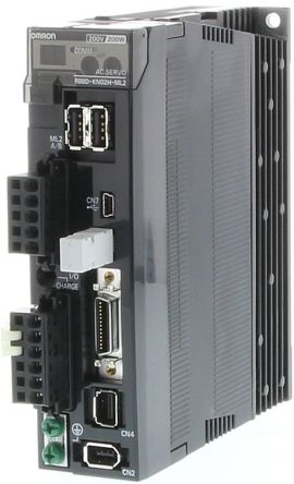 Omron 0.2 kW Servo Drive, 200V ac, 1 Phase, 12A, Motion Function