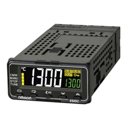 Omron E5GC Panel Mount PID Temperature Controller 4 Input, 4 Output 4 to 20 mA, Analogue, Linear 240V ac 2-PID