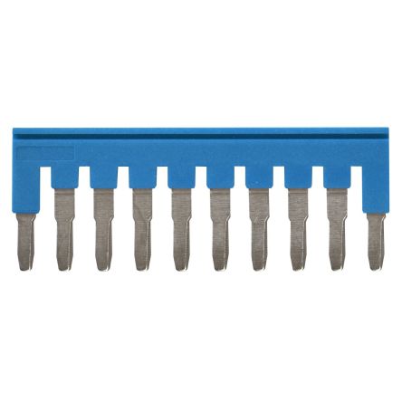 Omron XW5S Series Jumper Bar, 10-Way, 4mm² Wire, 32A Push-in