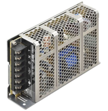 Omron Switching Power Supply, S8FS-C07524J 24V dc, 3.2A, 75 W, Input 100V ac to 240V ac