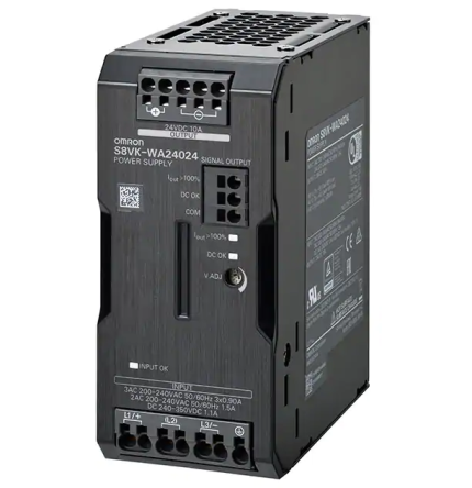 Omron S8VK-W Switched Mode DIN Rail Power Supply 240V ac AC Input 24V dc, 10 A Output DC 240 W