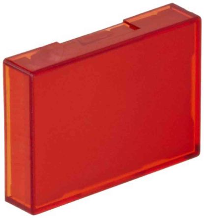 Omron Red Rectangular Push Button Lens