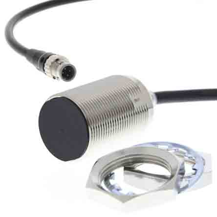 Omron E2E-X22B1T30-M1TJ 0.3M Threaded Barrel Inductive Proximity Sensor, M30 PNP E2E 30V dc 22 mm 24 V dc 200mA