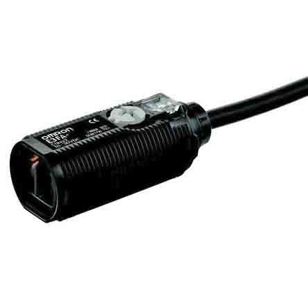 Omron Diffuse Photoelectric Sensor, Cylindrical Sensor