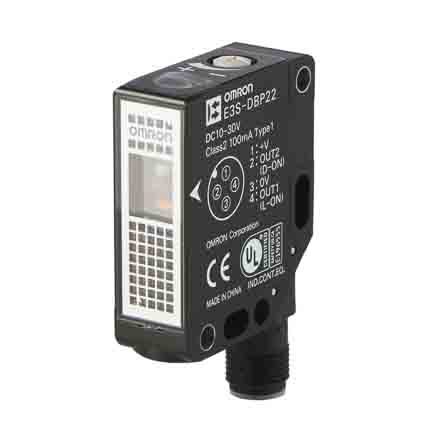 Omron Retroreflective Photoelectric Sensor, Block Sensor