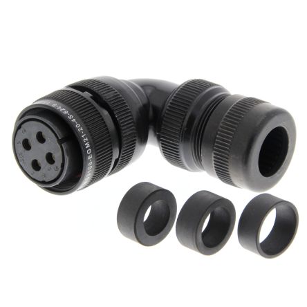 Omron, MS31 4 Way Free Hanging Connector, Female Contacts,Shell Size 20, Plug-In