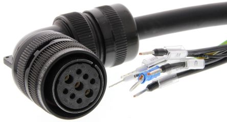 Omron Power Cable R88A Series Cable for Use with 200 V Servo Motor