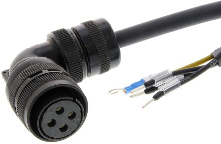 Omron Power Cable R88A Series Cable for Use with 200 V Servo Motor